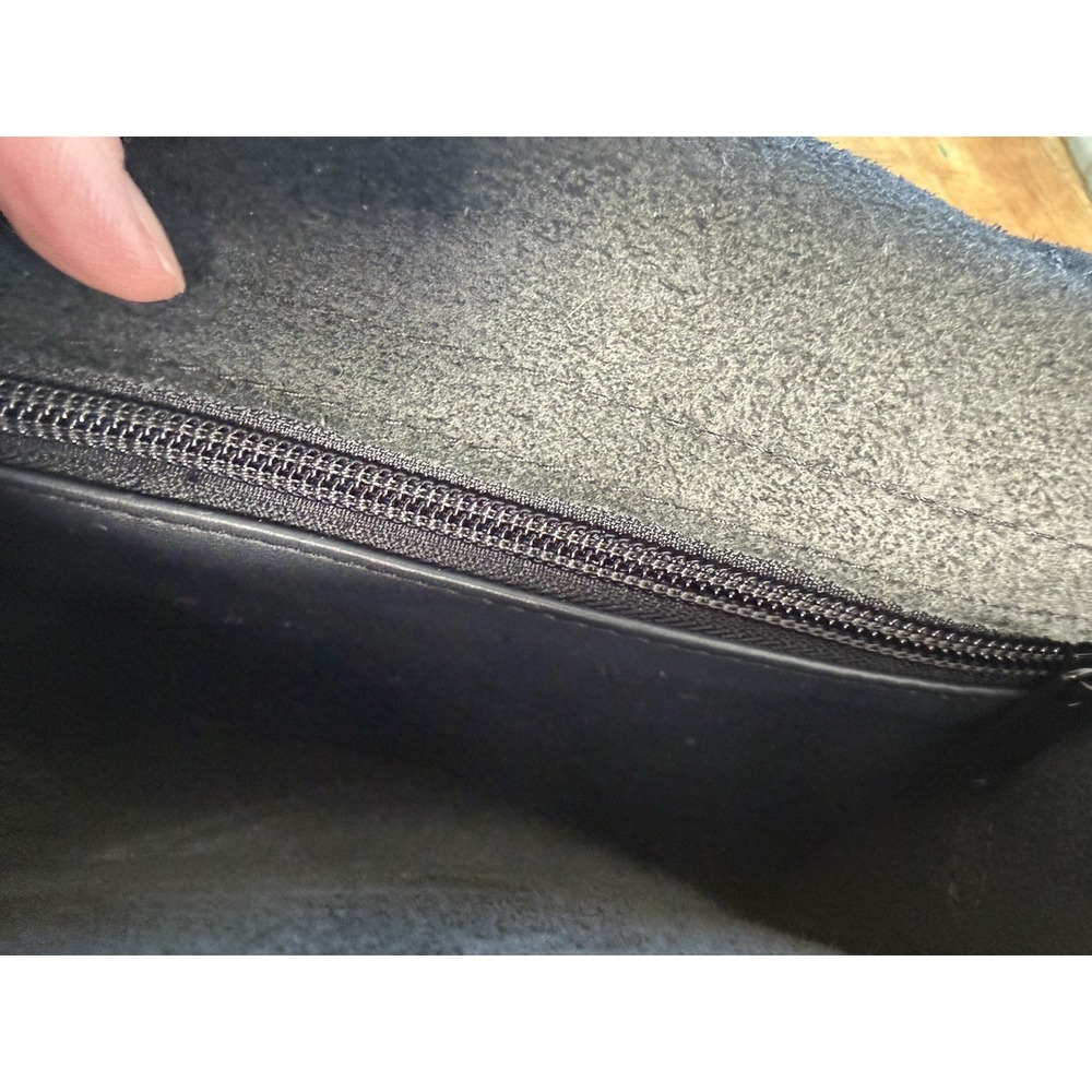 Handmade Full Grain Leather Purse SB Foot Tanning Co Leather Artisan Black - Picture 10 of 10